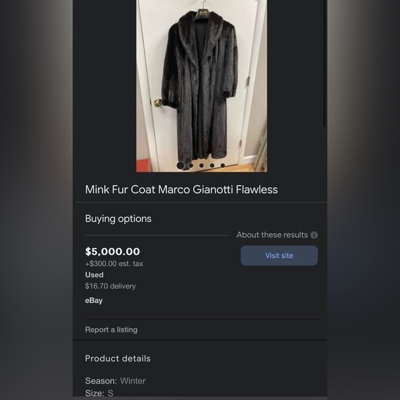 Vintage Marco gianotti Italian fur coat​​​​​​ - Picture 10 of 10